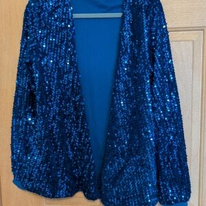 Blue Sequin Jacket